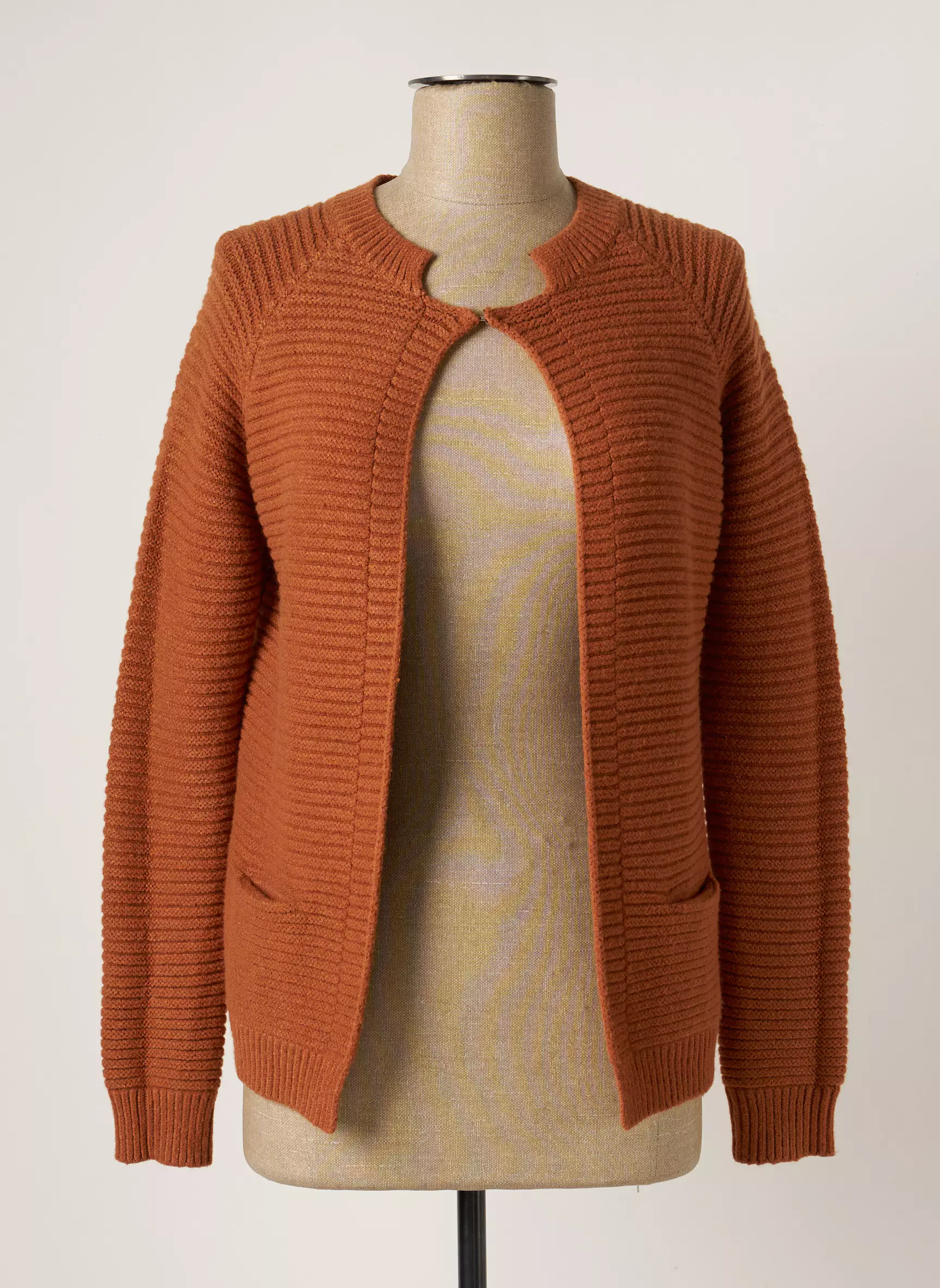 Tricotonic Cardigans Femme couleur marron