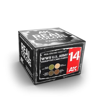 AK WWII U.S. Army Disruptive Camo Paints Colors Set