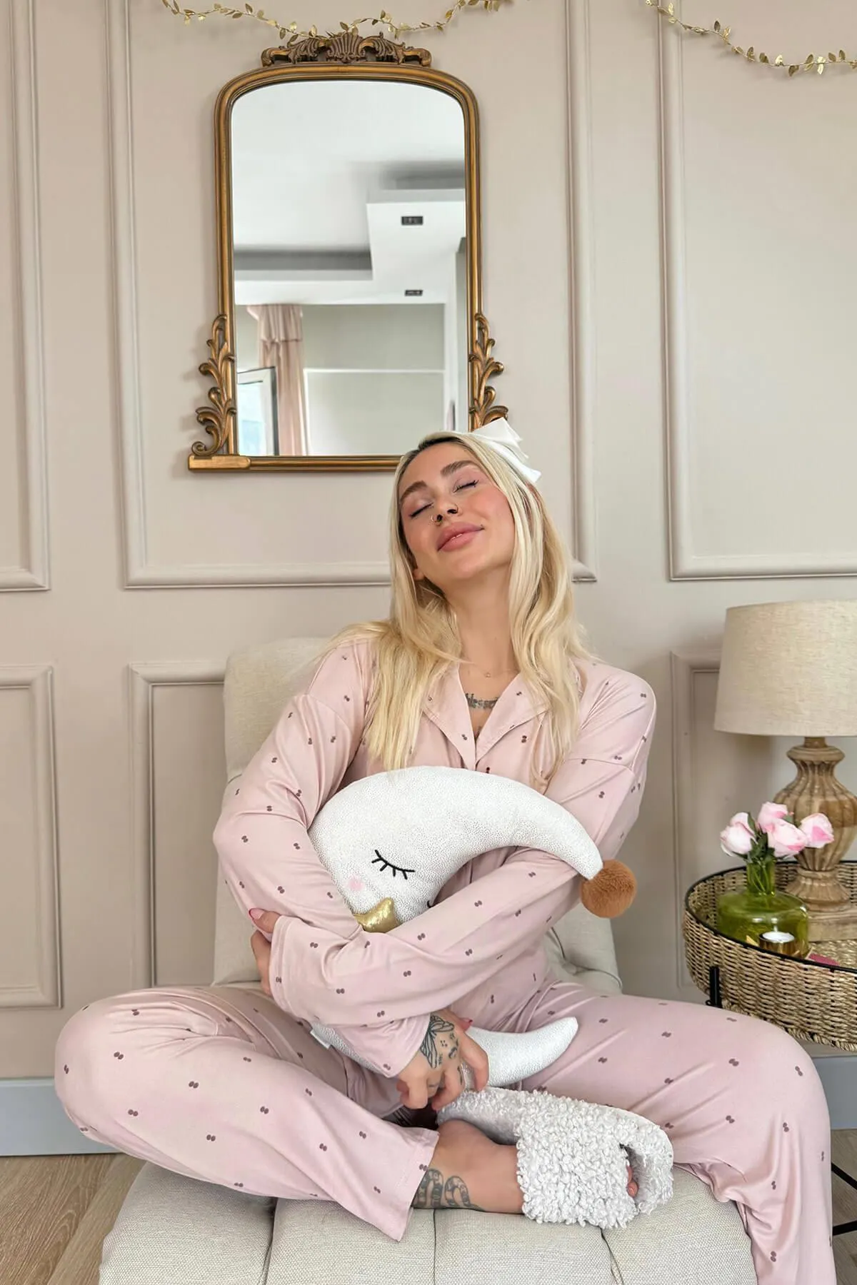 Pijamaevi  Pyjama set - Rosa - Muster