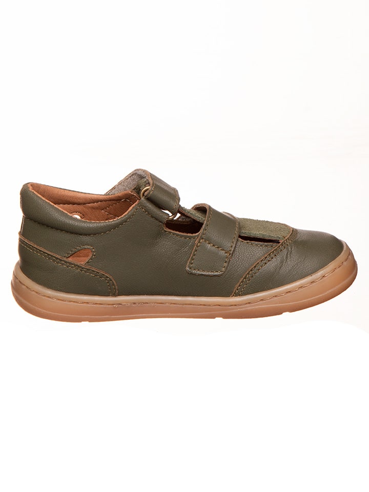 kmins Leder-Barfußschuhe in Khaki günstig kaufen