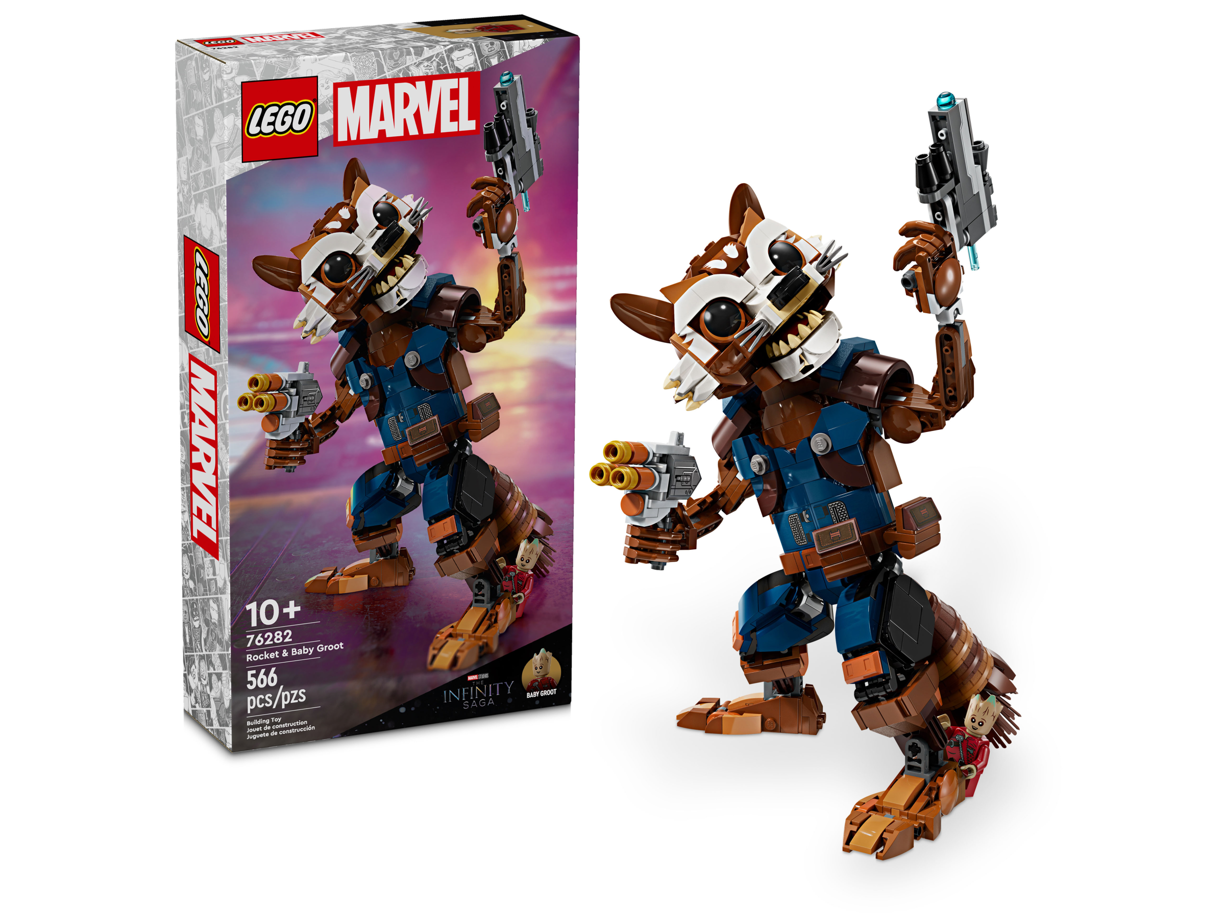 Rocket et Bébé Groot 76282
