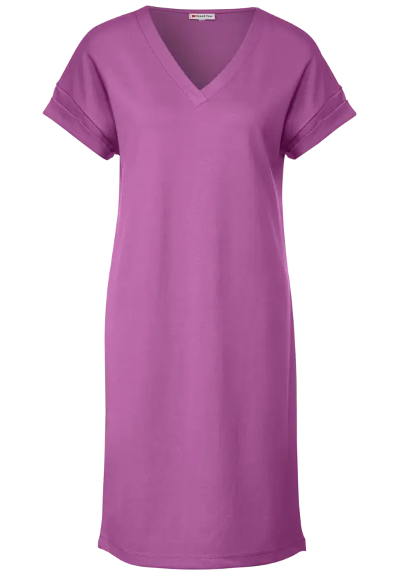 Street One Jersey Kleid in Unifarbe