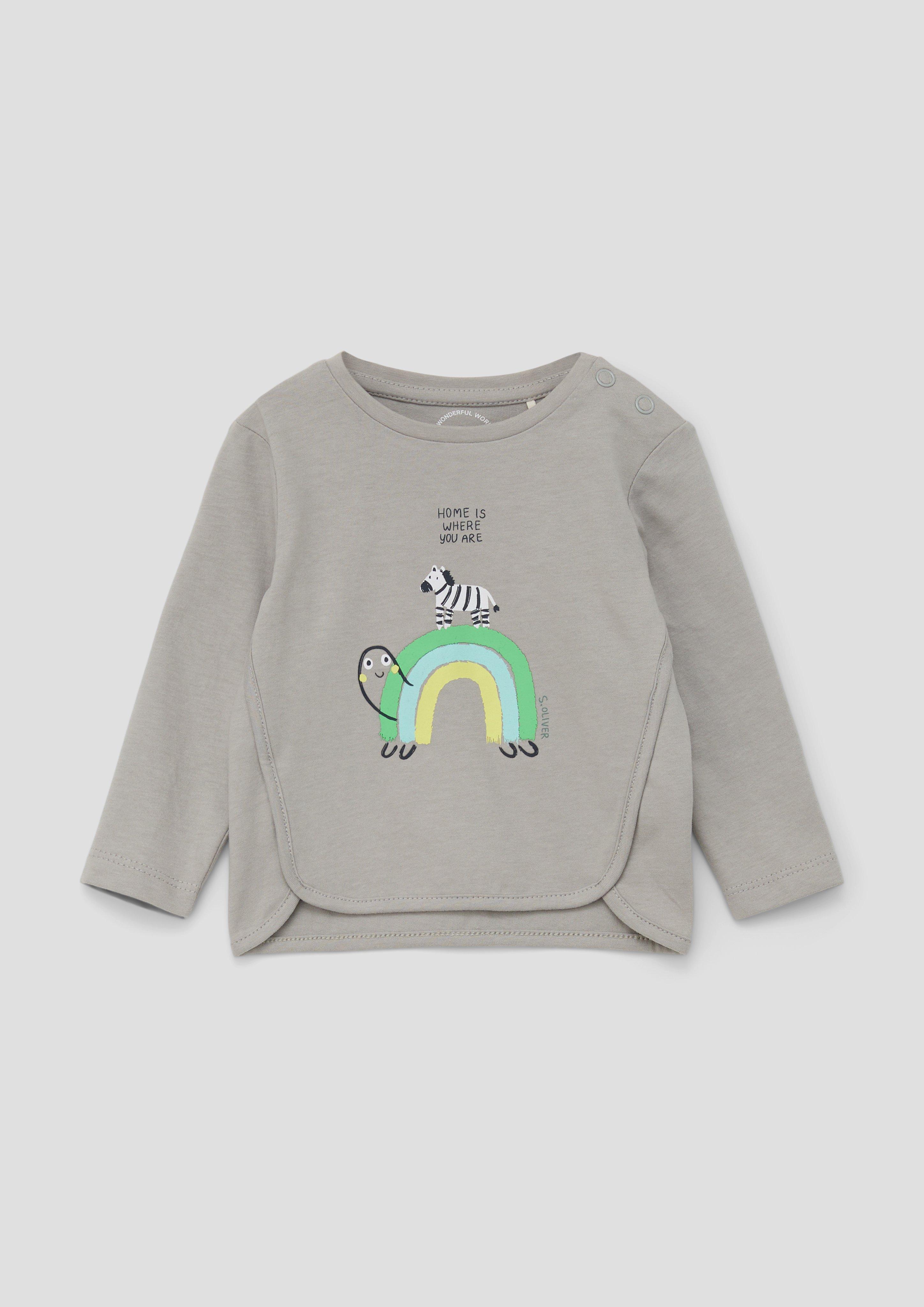 Larngarmshirt mit Druckknöpfen  2142738-9114