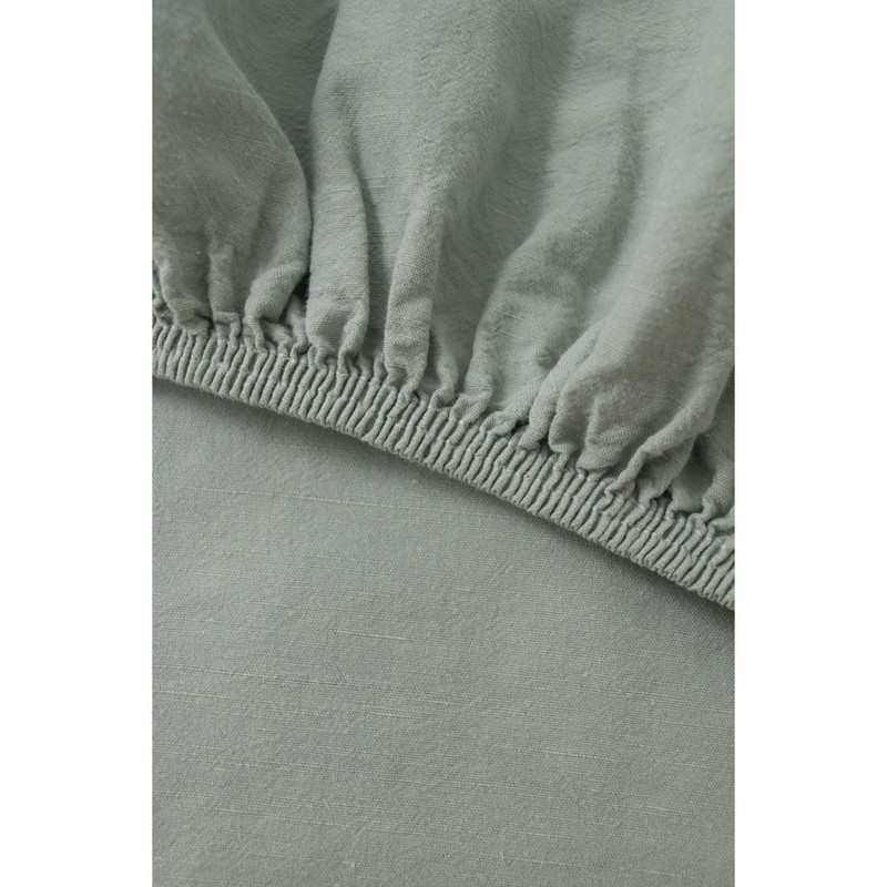 Drap housse Lin et Coton Bio 1 personne
