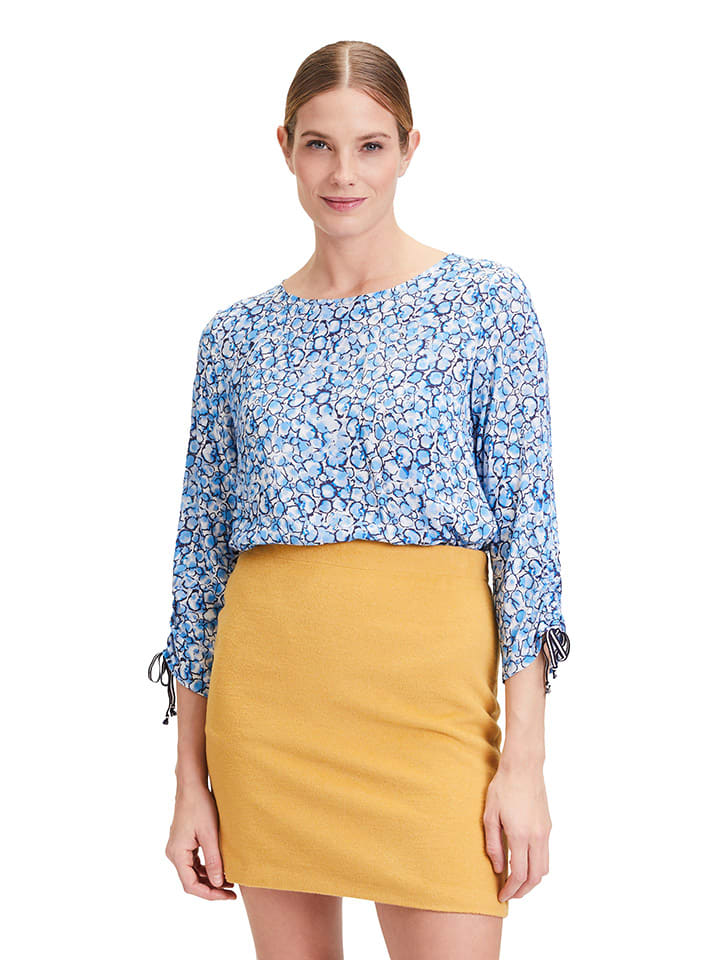 CARTOON Bluse in Hellblau/ Weiß günstig kaufen