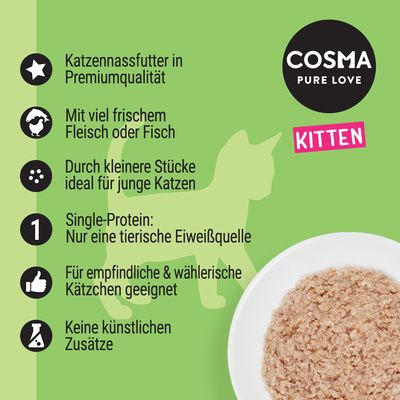 Cosma Original Kitten 6 x 85 g