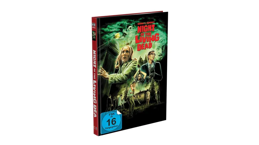 DIE NACHT DER LEBENDEN TOTEN (1968) (Neue Synchro) - 2-Disc Mediabook Cover A (Blu-ray + DVD) Limited 500 Edition - Uncut