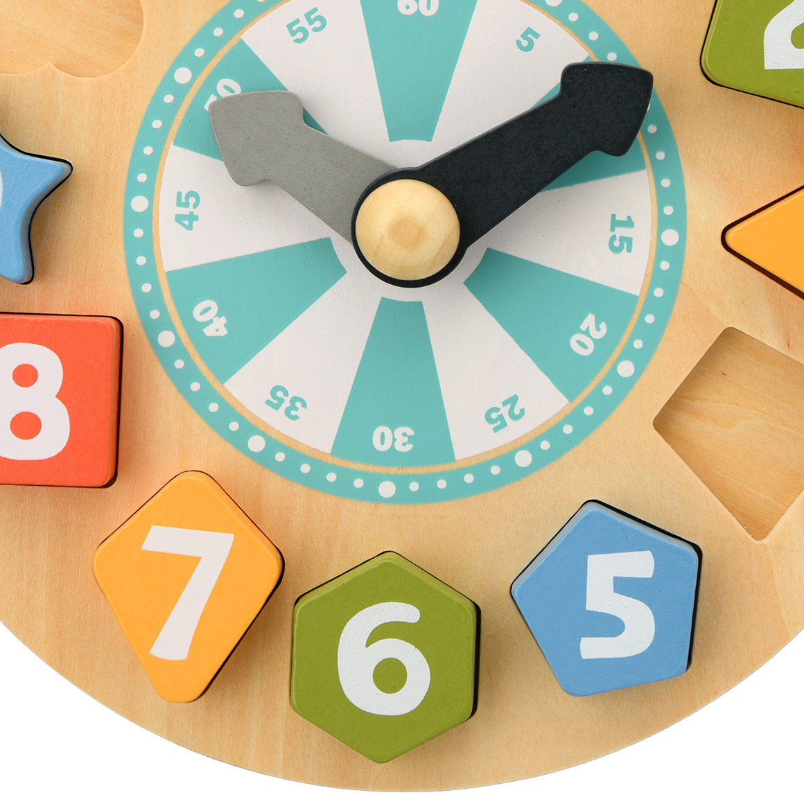 Uhrenpuzzle aus Holz