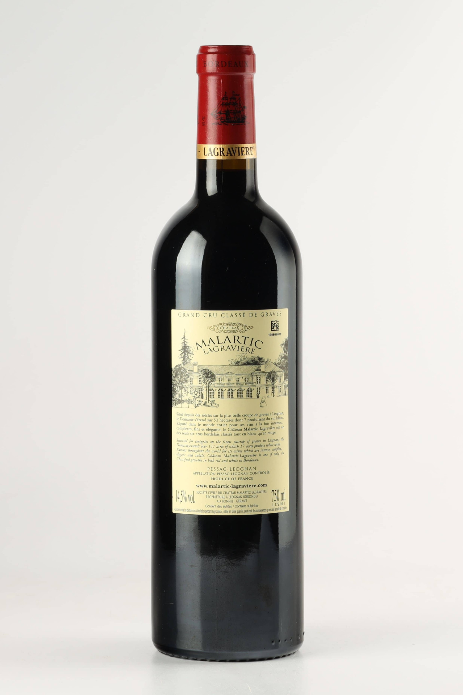 Château Malartic Lagraviere 2010, Pessac Leognan
