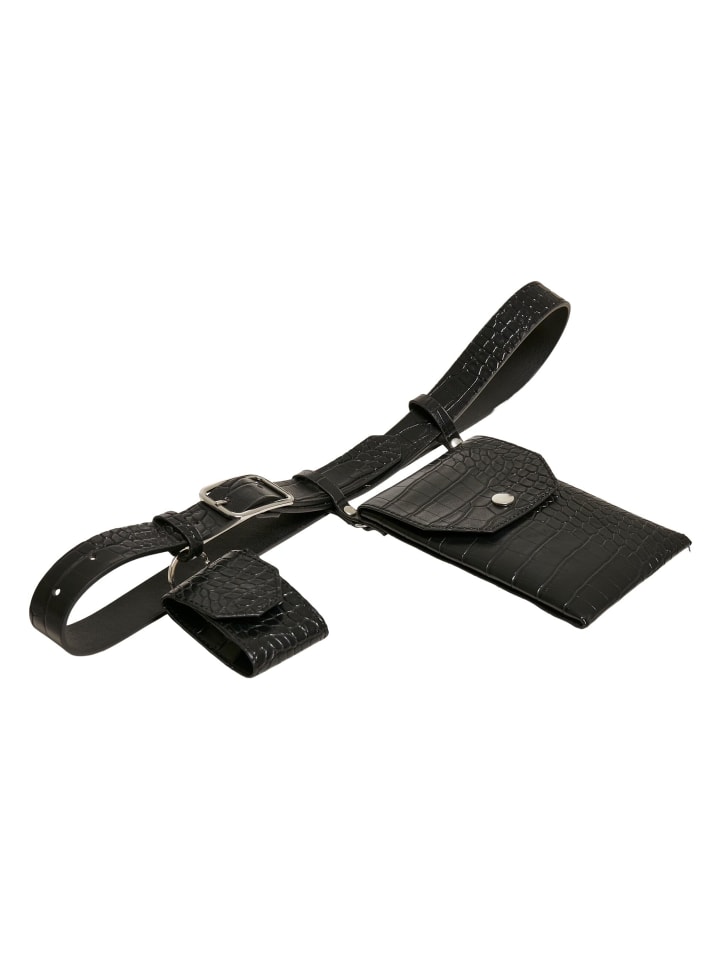 Urban Classics Urban Classics Gürtel in black/silver günstig kaufen