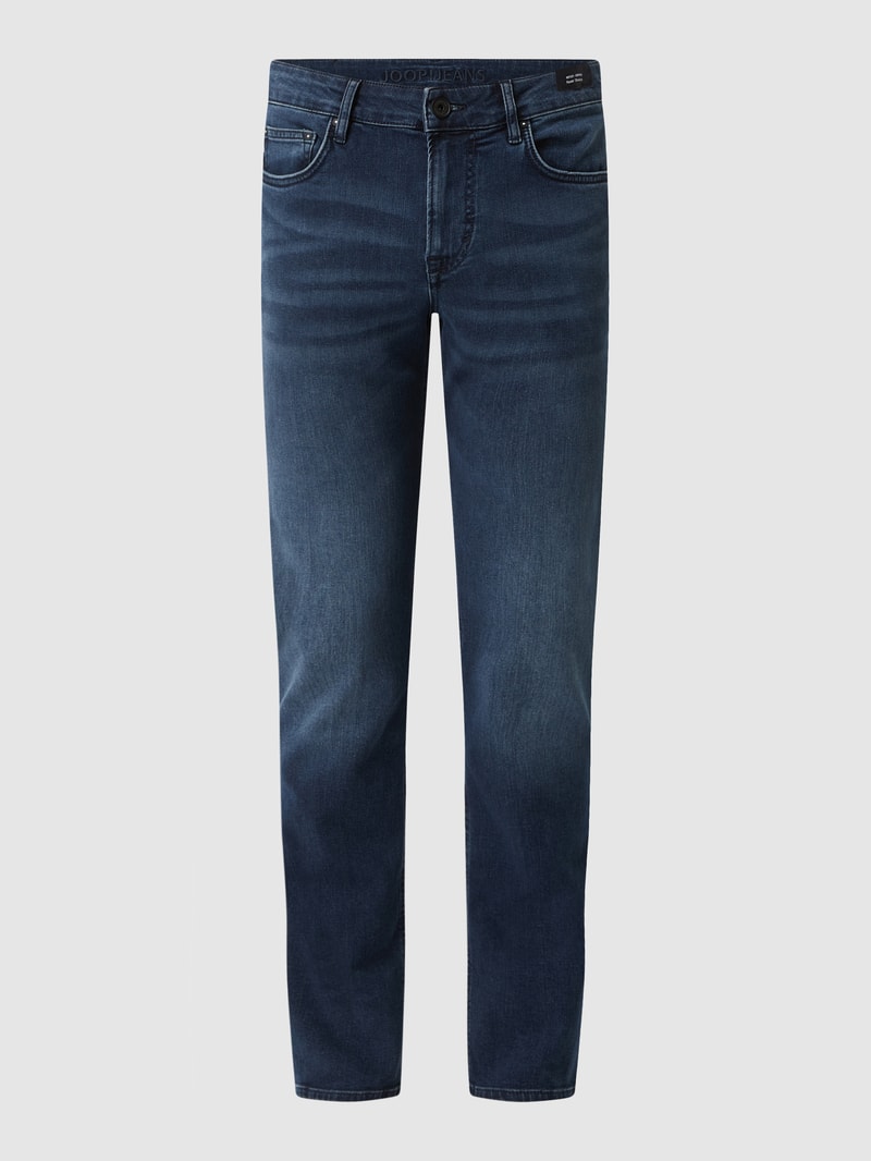 Modern Fit Jeans mit Stretch-Anteil Modell 'Mitch' in rauchblau
