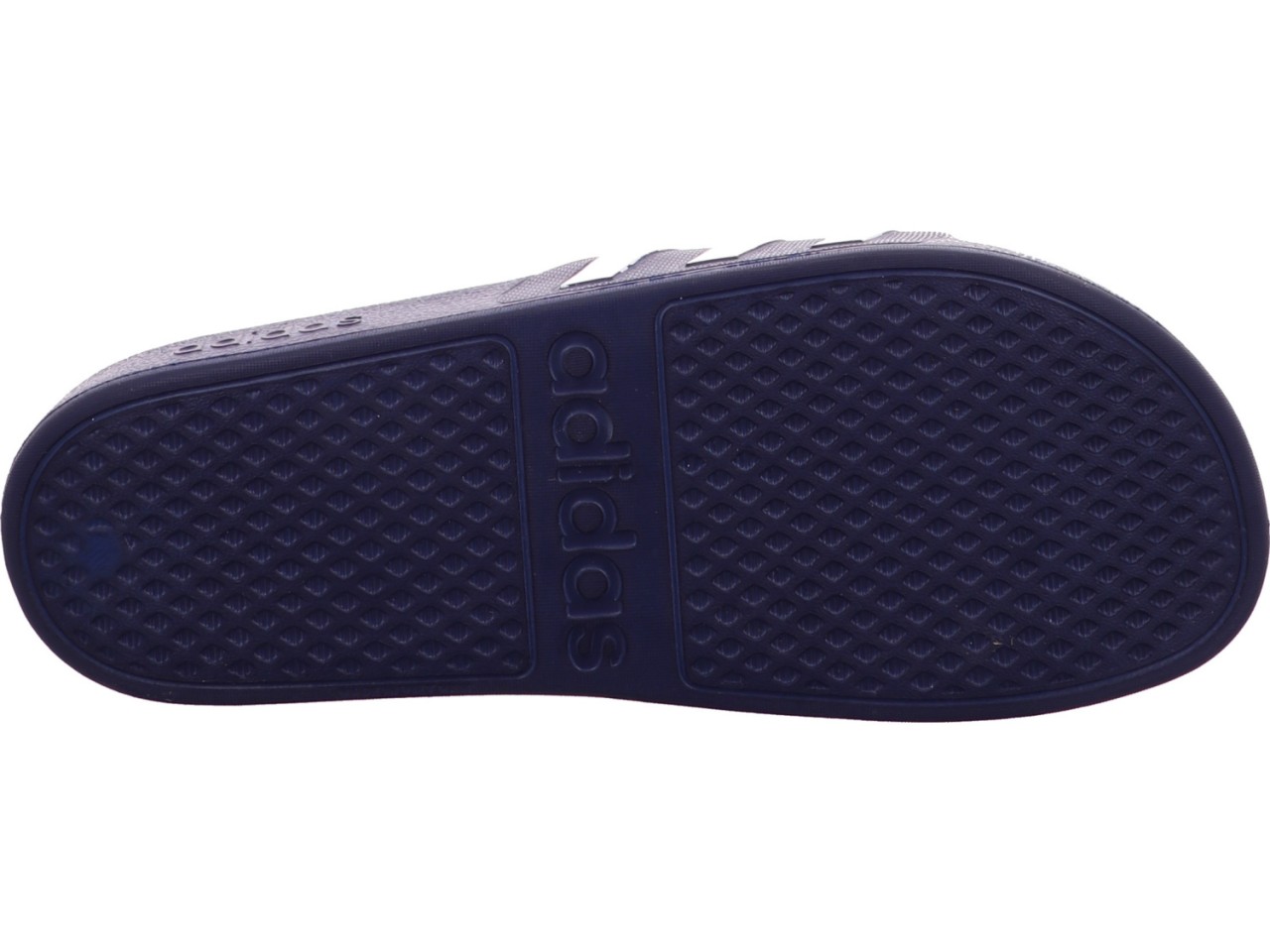 ADIDAS Pantoletten bunt ADILETTE AQUA, DKBLUE/FTWWHT/DKBLUE
