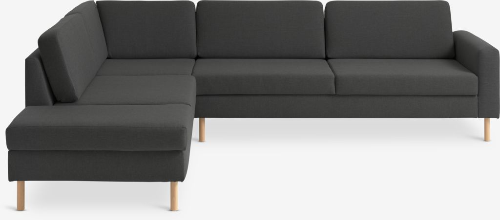 Sofa SVALBARD SVALBARD otwarta na lewo ciemnoszara