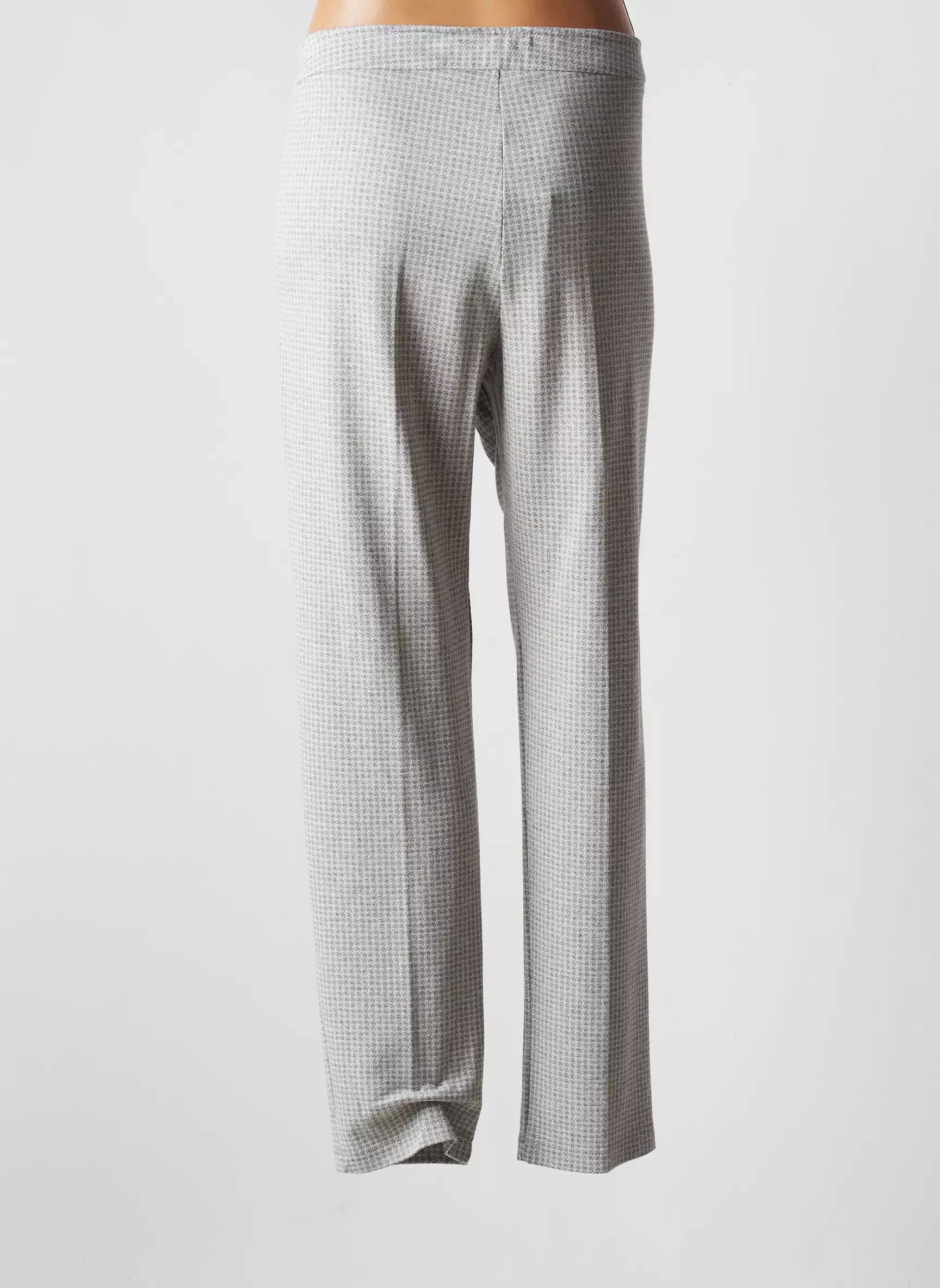 Maria Bellentani Pantalons Droits Femme couleur gris