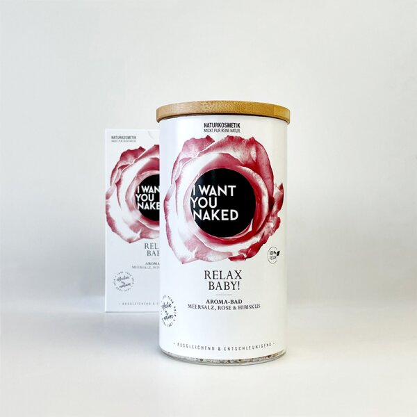 I Want You Naked Rose & Hibiskus Badezusatz