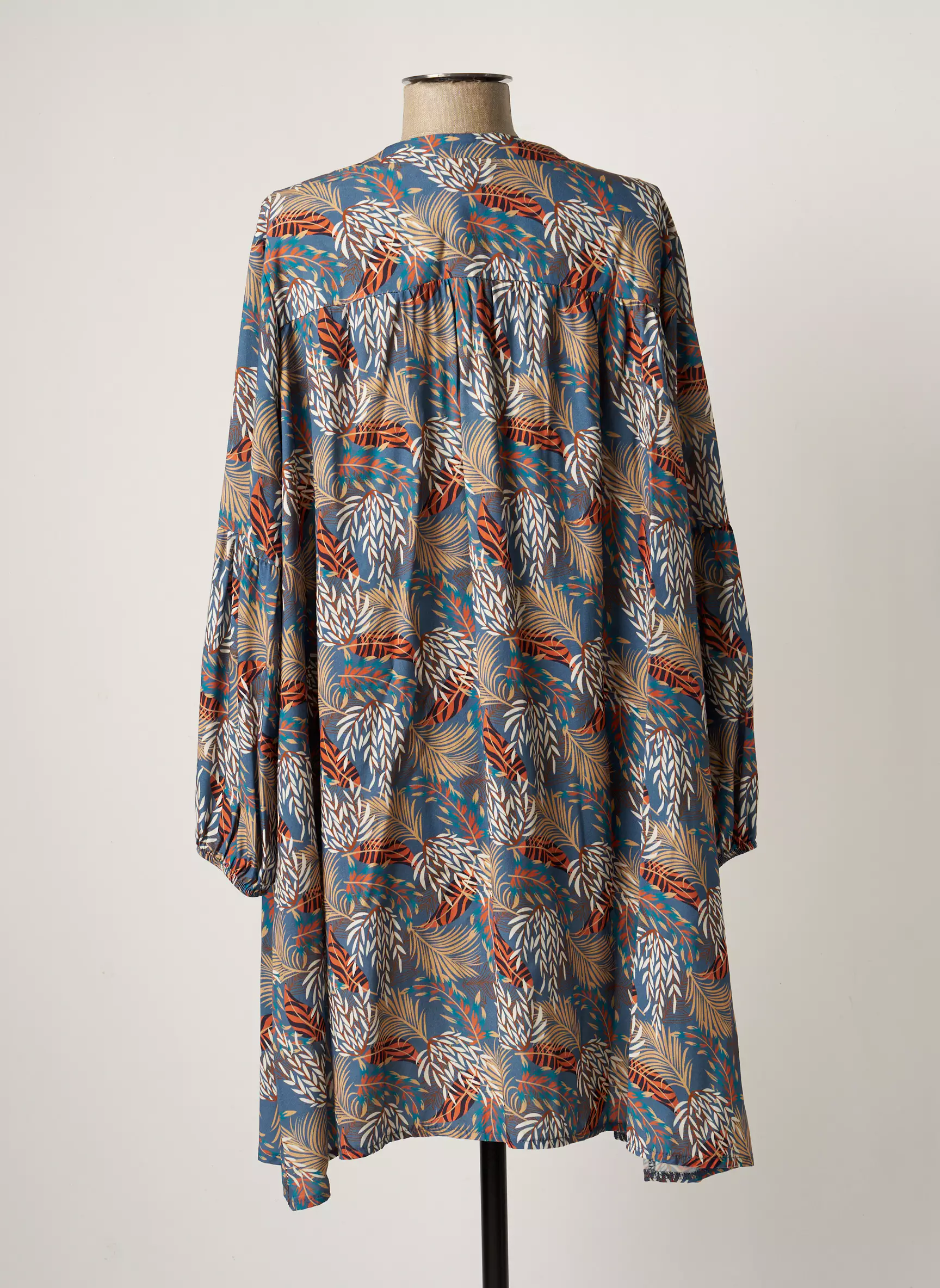 Pako Litto Robes Mi Longues Femme couleur bleu