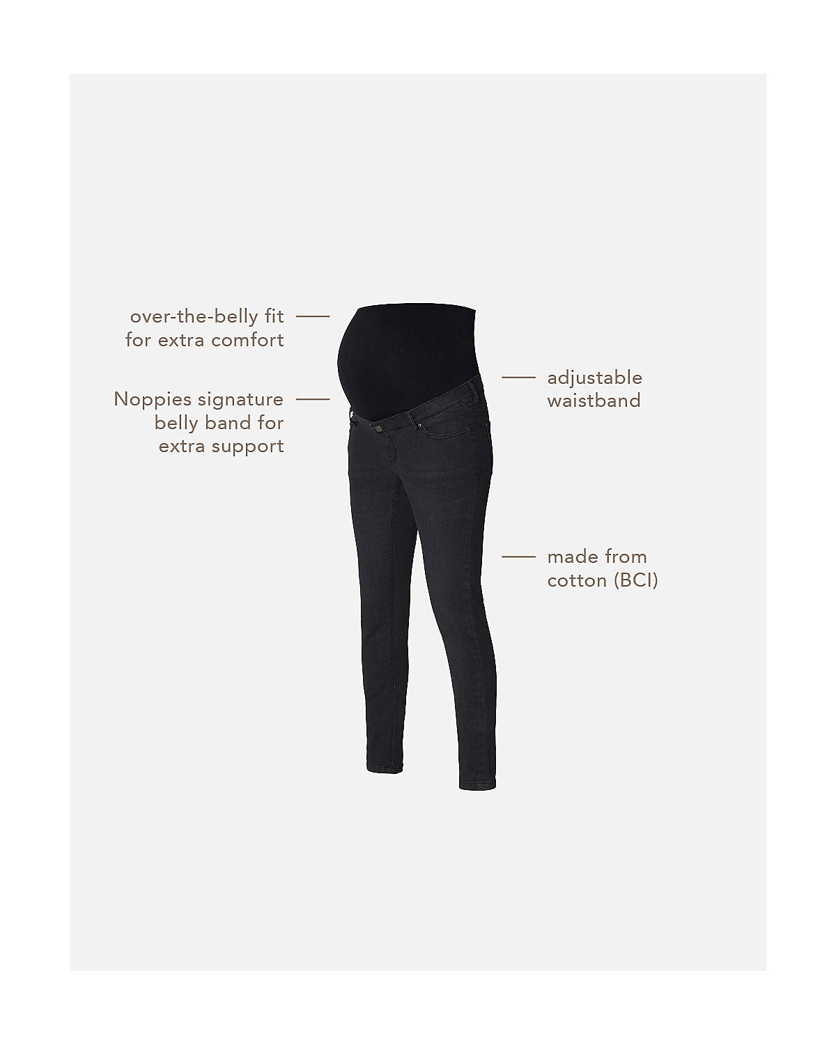 Skinny Umstandsjeans Avi Umstandsjeans