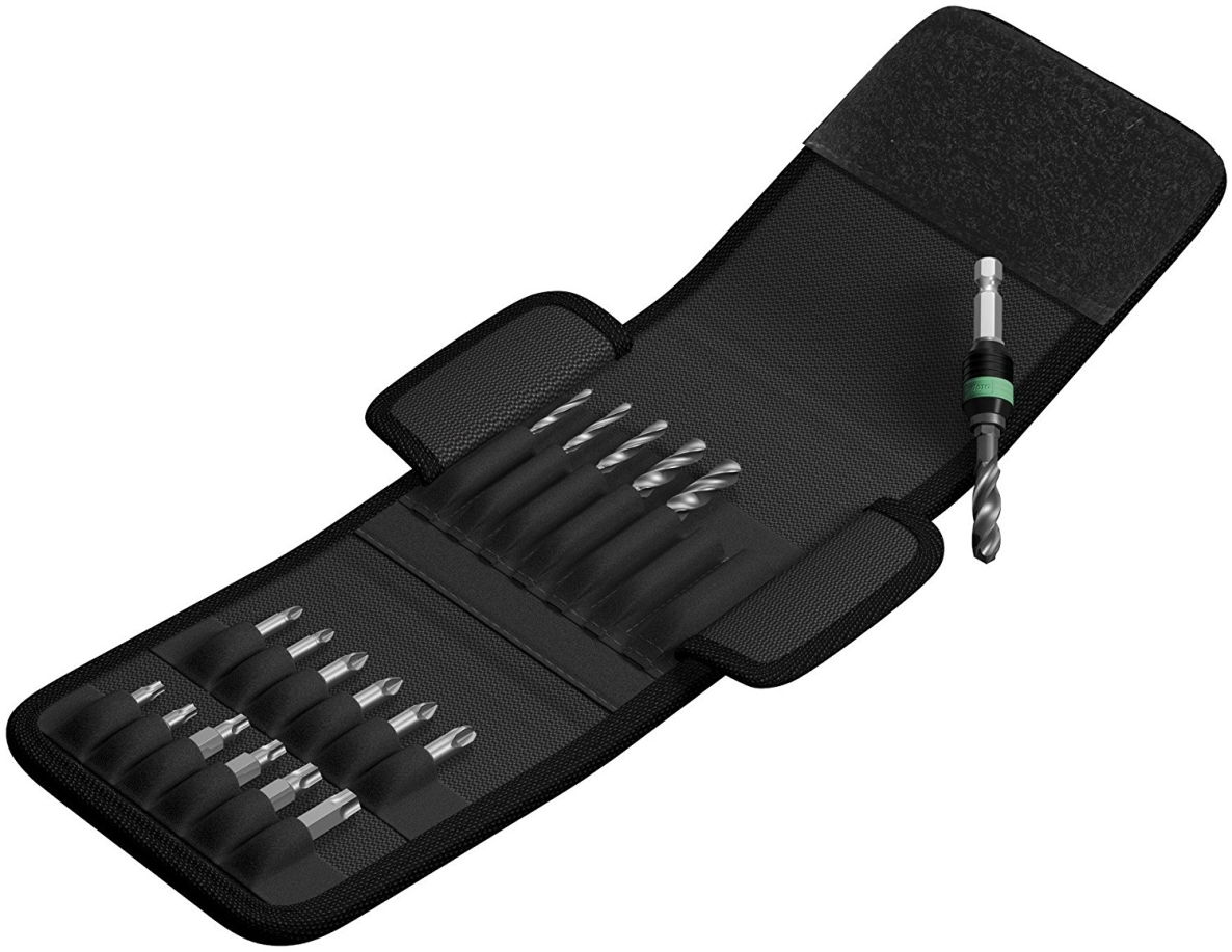 Juego de brocas y taladros para metal Wera 05104652001 en estuche, 19 piezas.