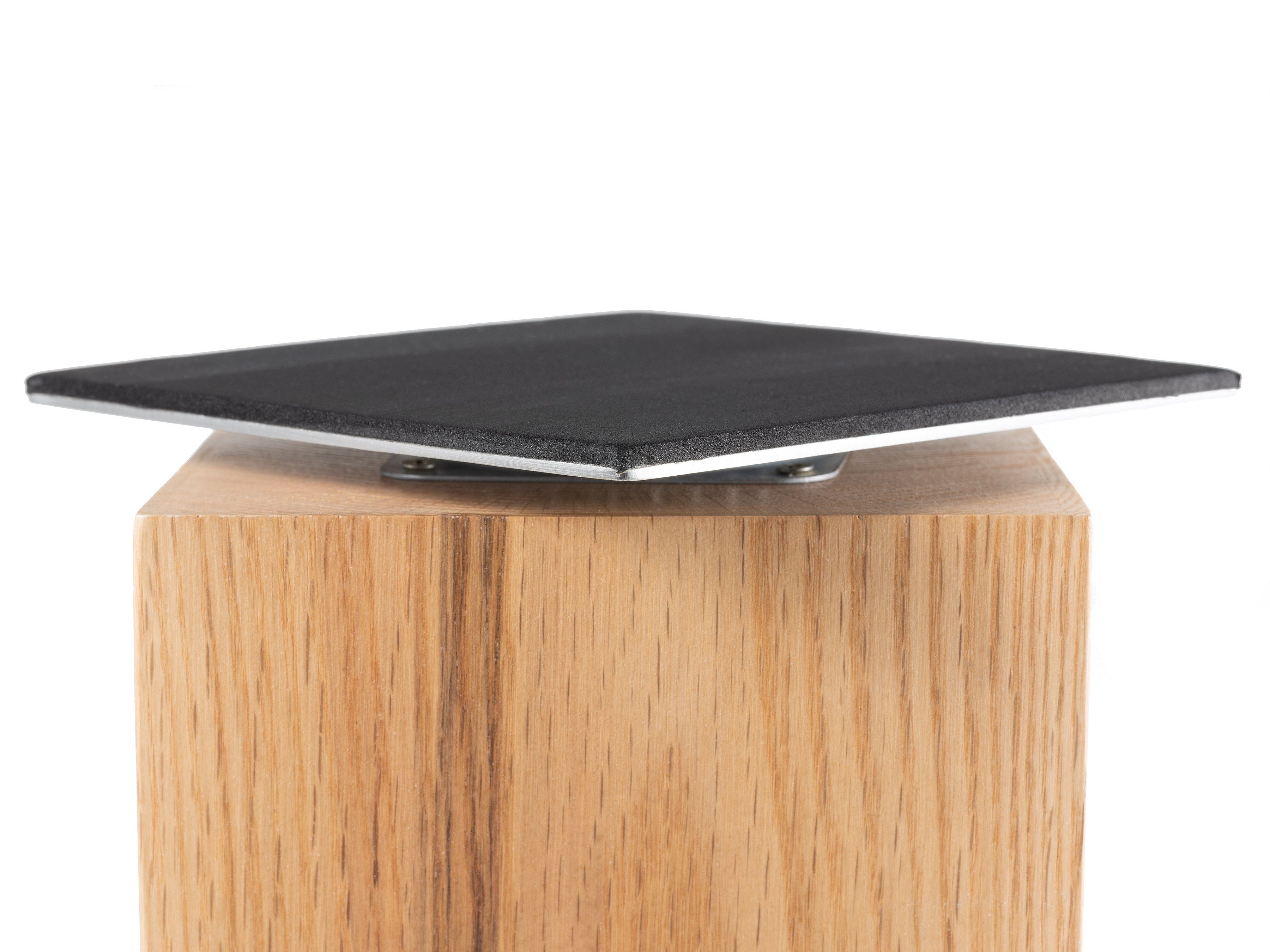 Hanseküche Magnet-Messerblock Messerblock magnetisch ohne Messer – Drehbarer Messerhalter (1tlg), Fester Stand mit Gummifüßen, 360 Grad drehbar, Starker Magnet