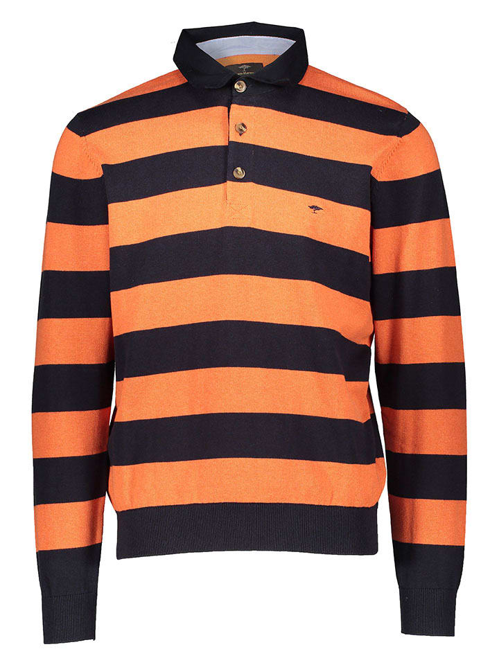 FYNCH-HATTON Pullover in Orange/ Schwarz günstig kaufen