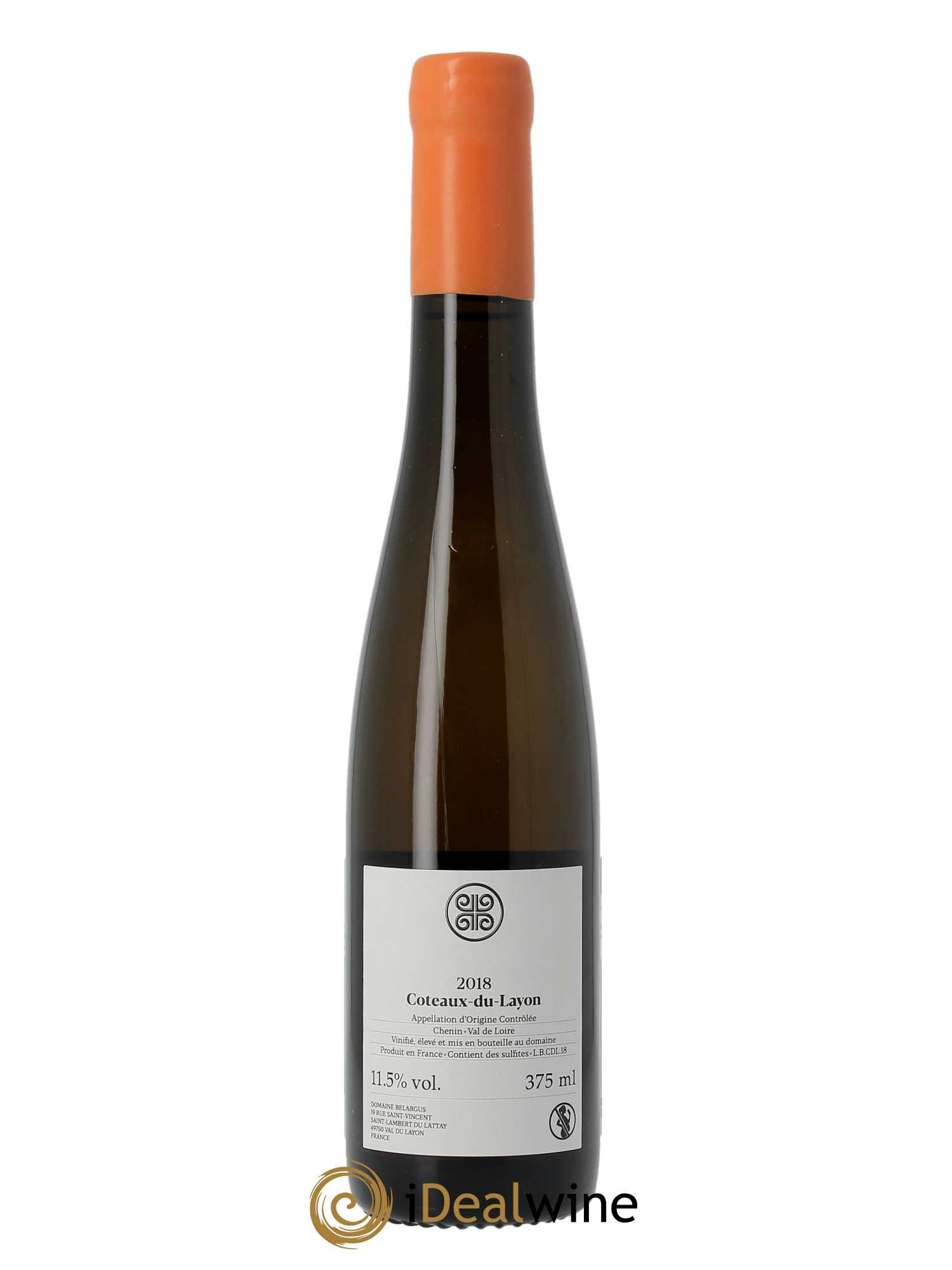 Coteaux du Layon Layon Belargus  2018 - Lot de 1 Demi-bouteille
