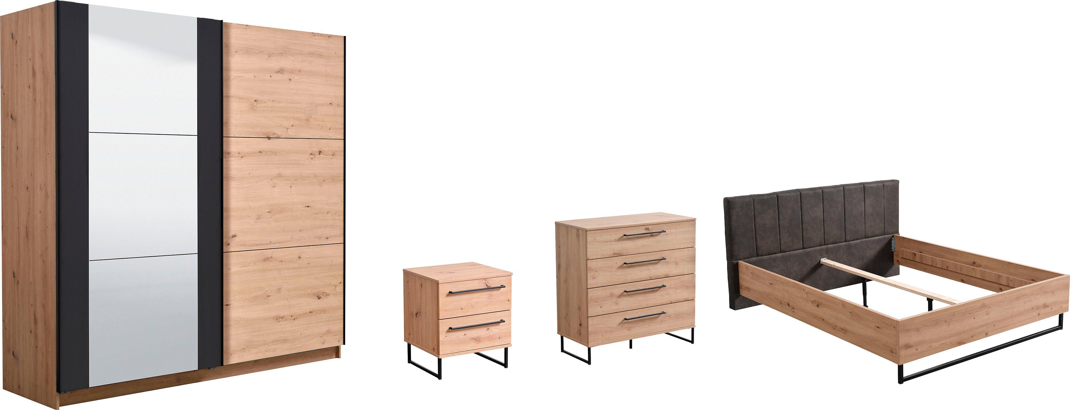 INOSIGN Schlafzimmer-Set Sardinia, (Set, 5-St)