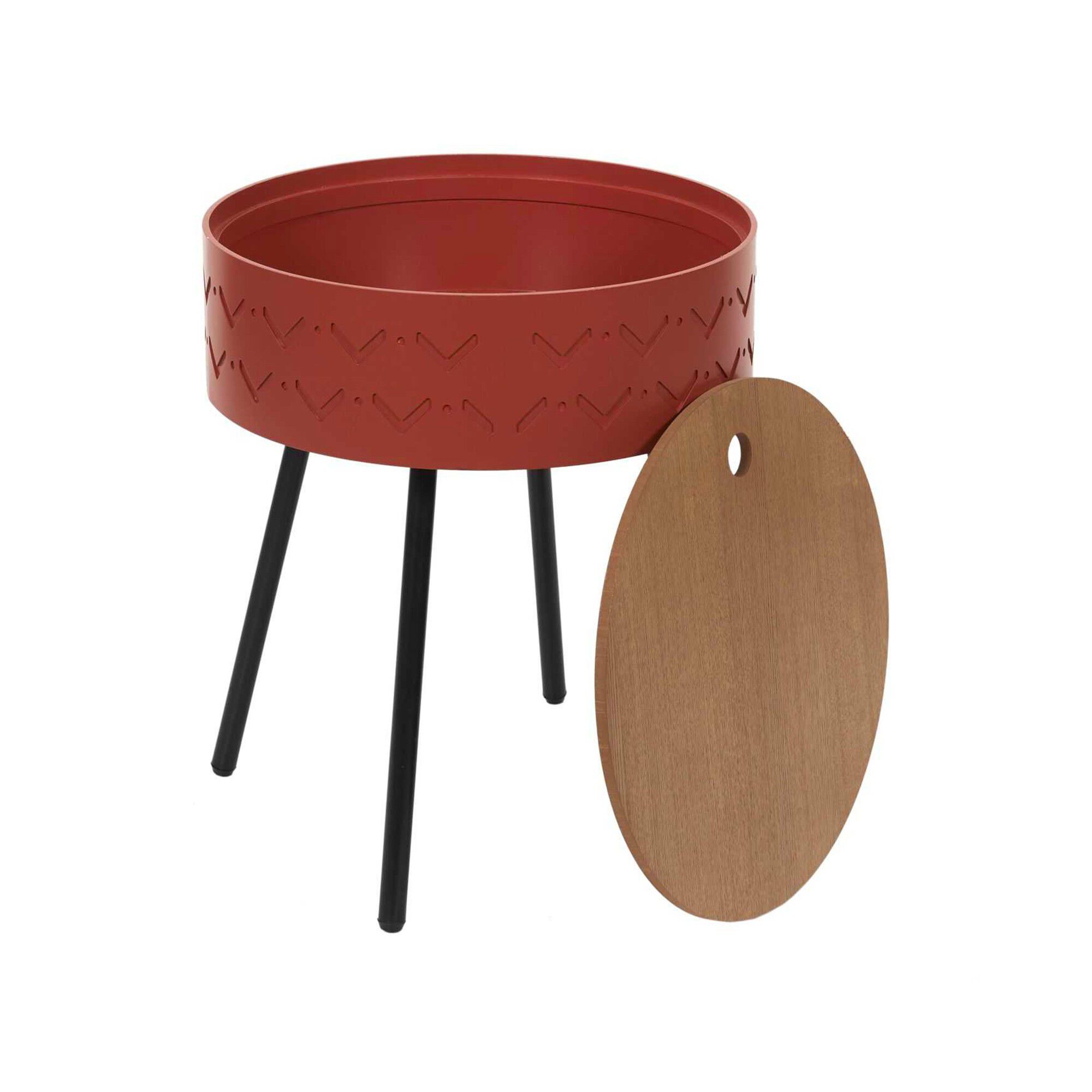 Table d’appoint-coffre déco