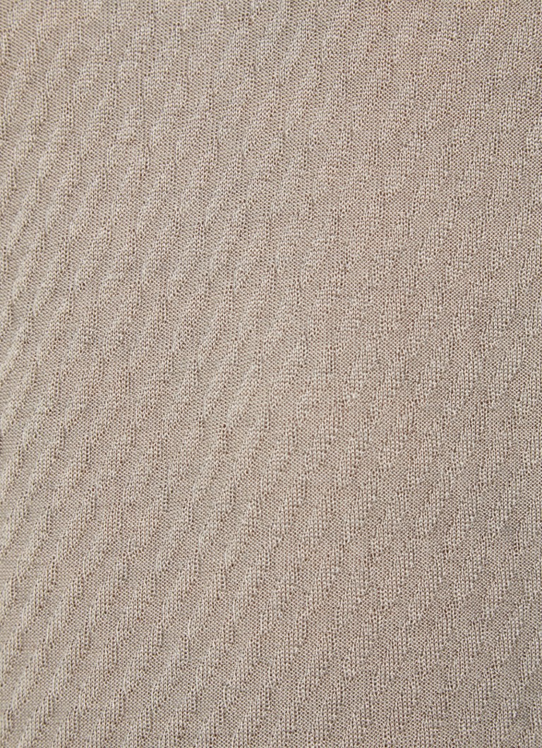 Tricou Emporio Armani texturat din amestec de lână