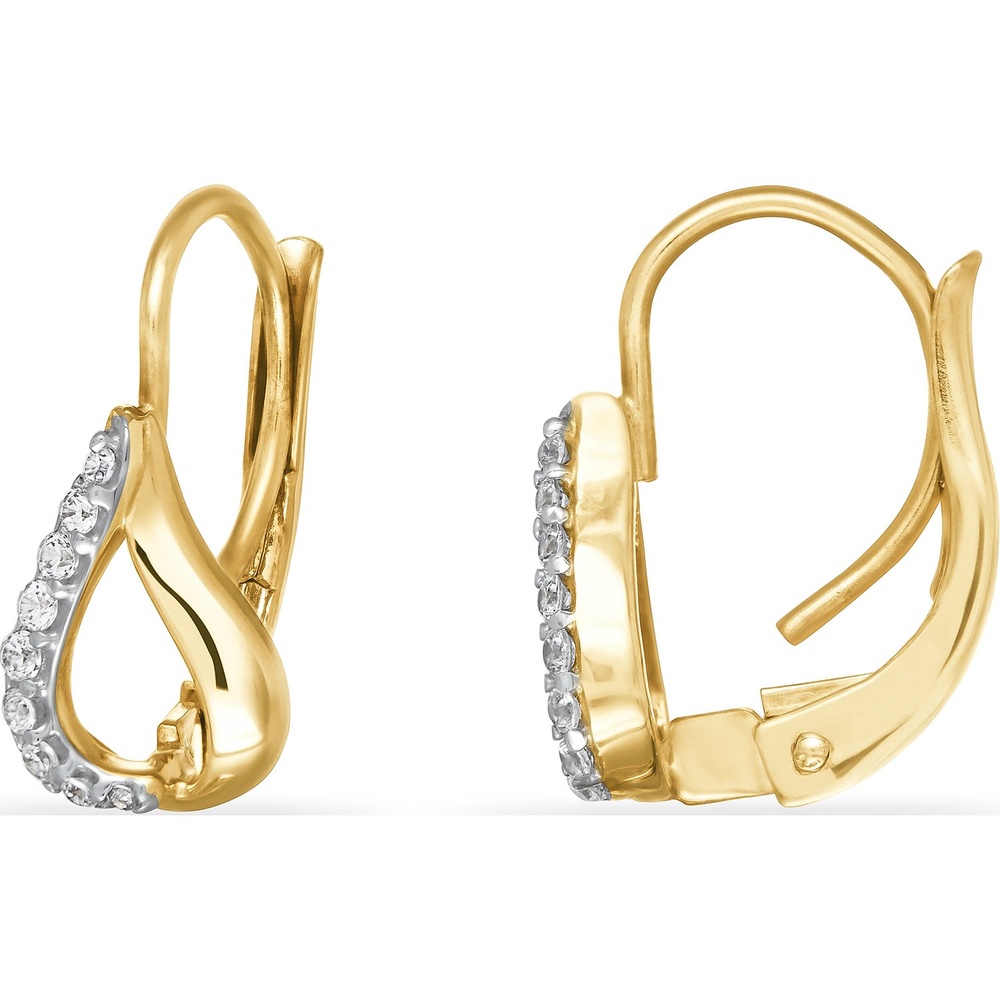 FAVS Boucles d'oreilles 375 Or jaune Boucles d'oreilles