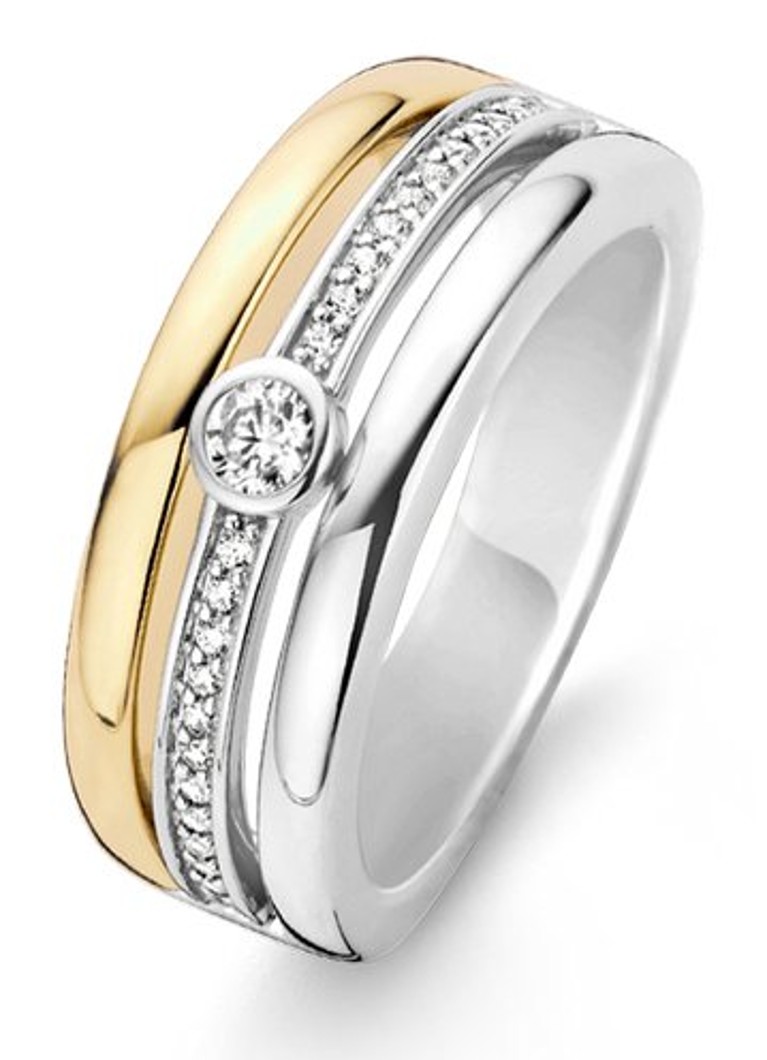 I FEEL YOU - Inel Milano acoperit cu zirconiu cubic 12094ZY