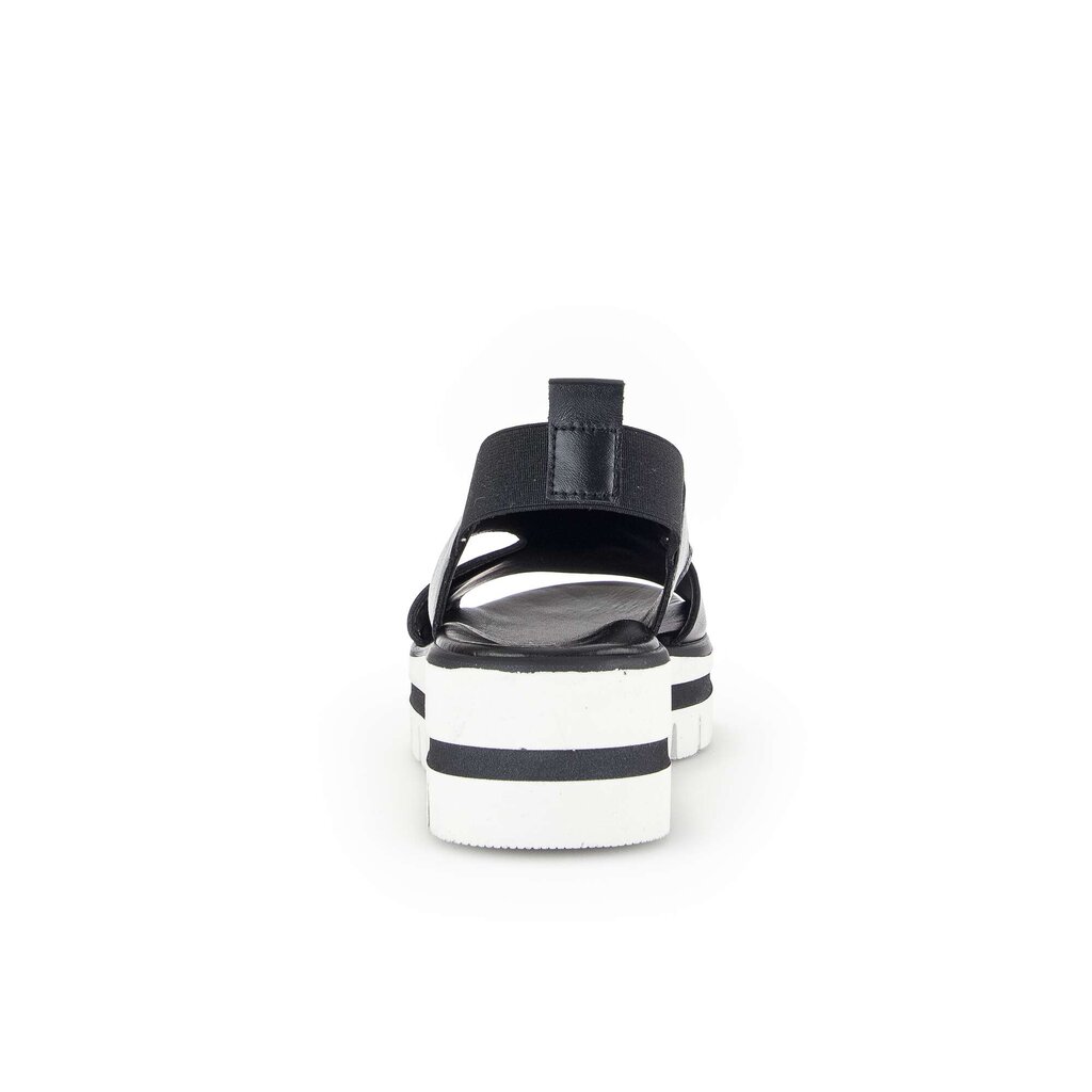 Gabor fashion Plateau Sandale schwarz