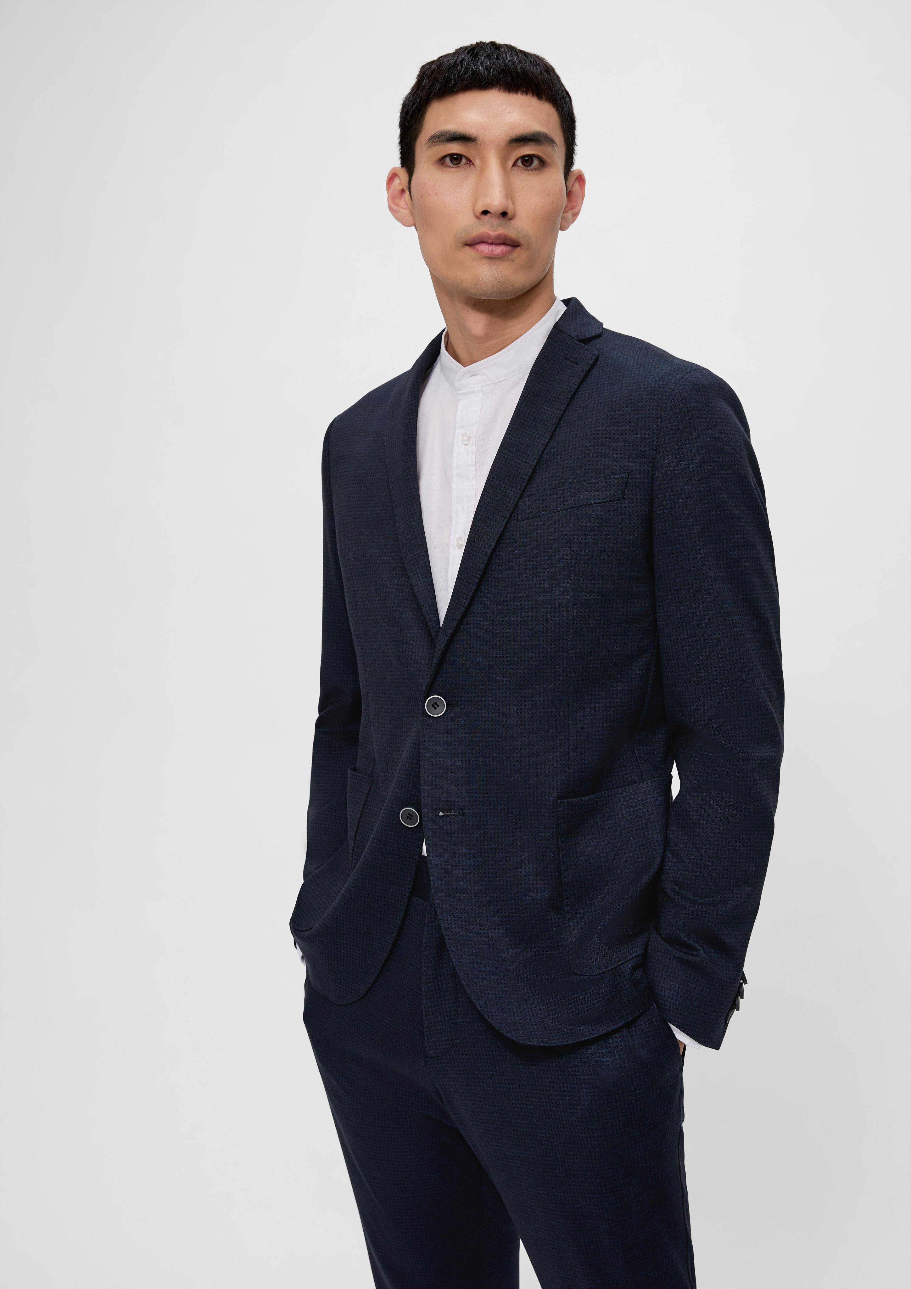 Slim: Sakko mit aufgesetzten Taschen  2137147-59A8