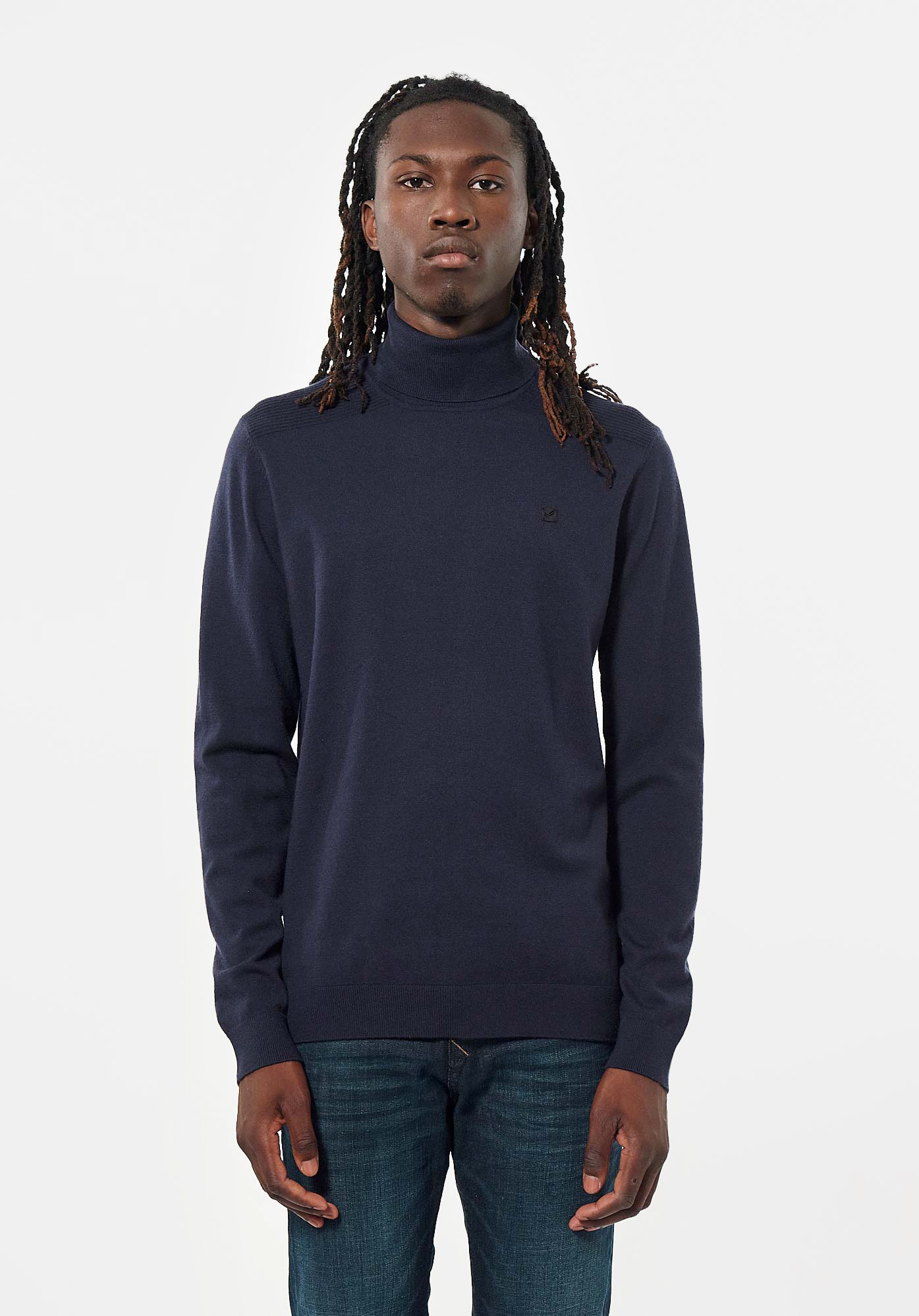 ARIAN  Pull bleu marine Homme