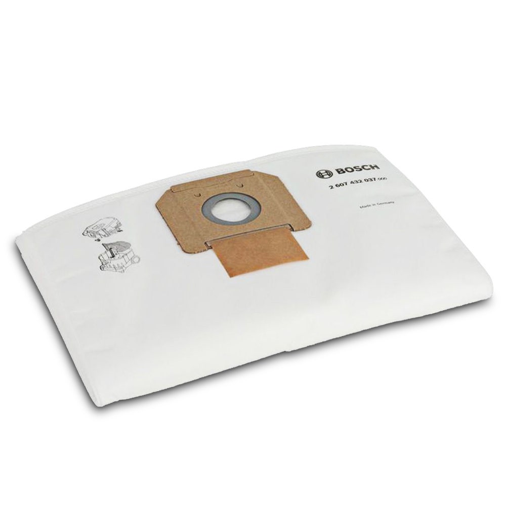Conjunto de 5 sacos de filtro de lã para aspirador de pó BOSCH 2607432037