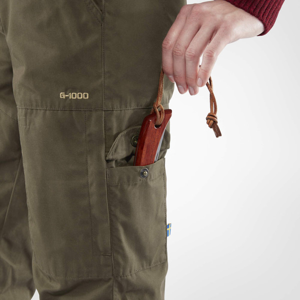 KARLA PRO WINTER TROUSERS W Damen - Trekkinghose oliv-dunkelgrün
