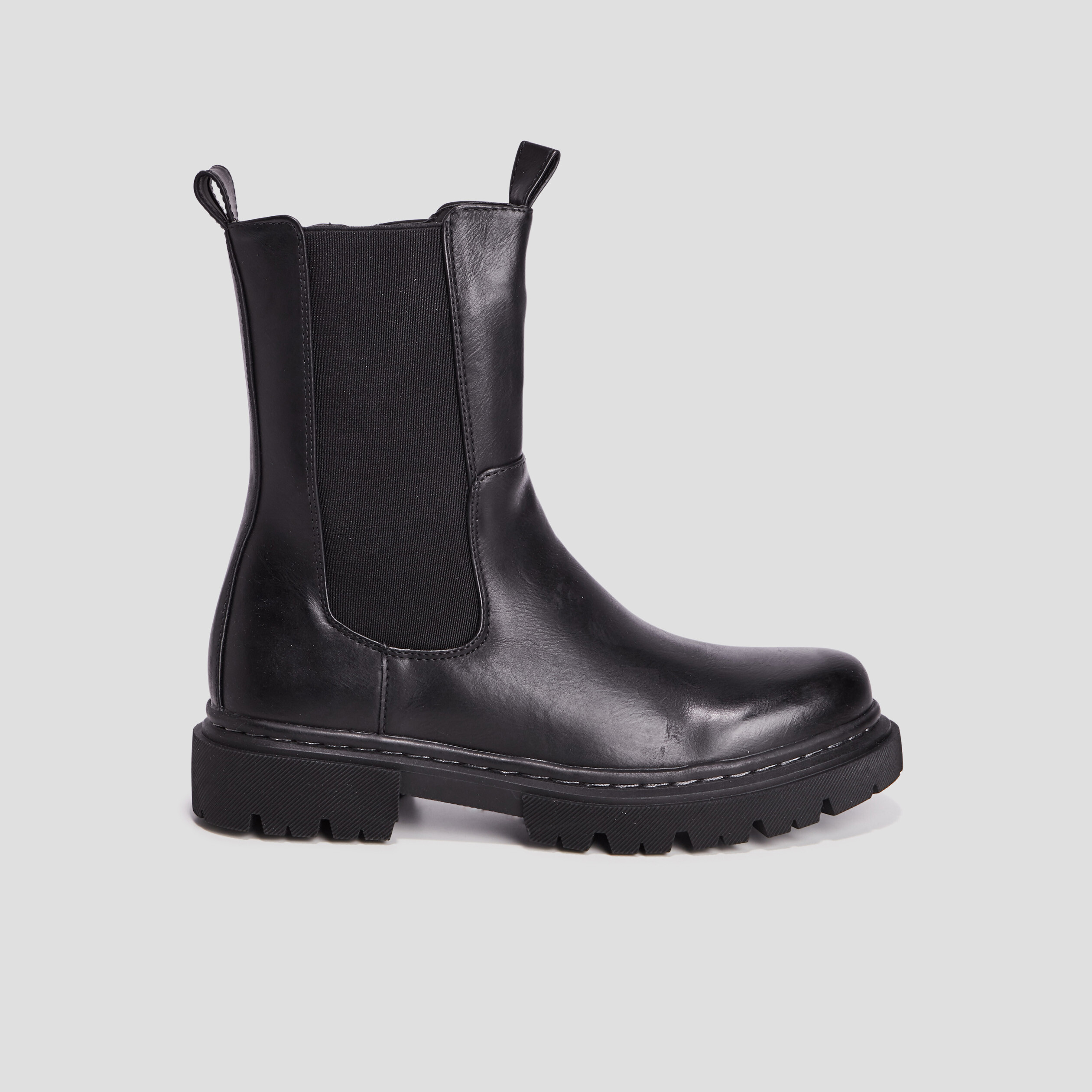 Bottines chelsea noir femme | La Halle