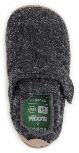 bobux Xplorer ~ Marvel Felt ~ Charcoal Rose