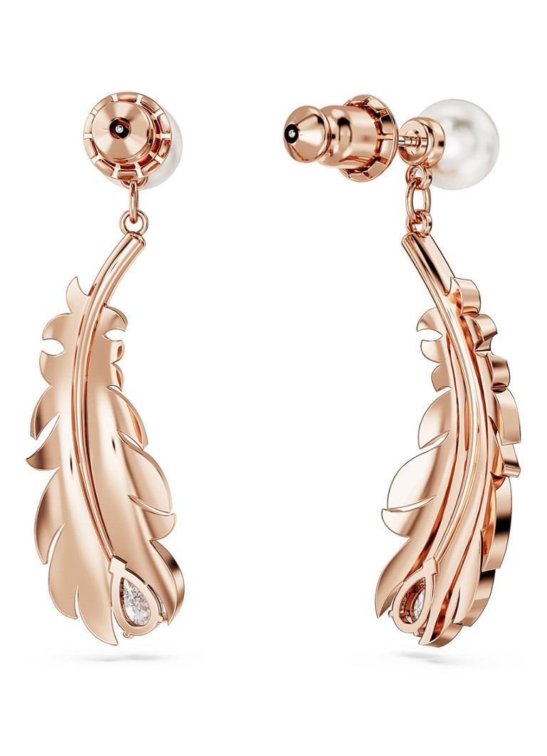 Swarovski Nice gold-plated stud earrings