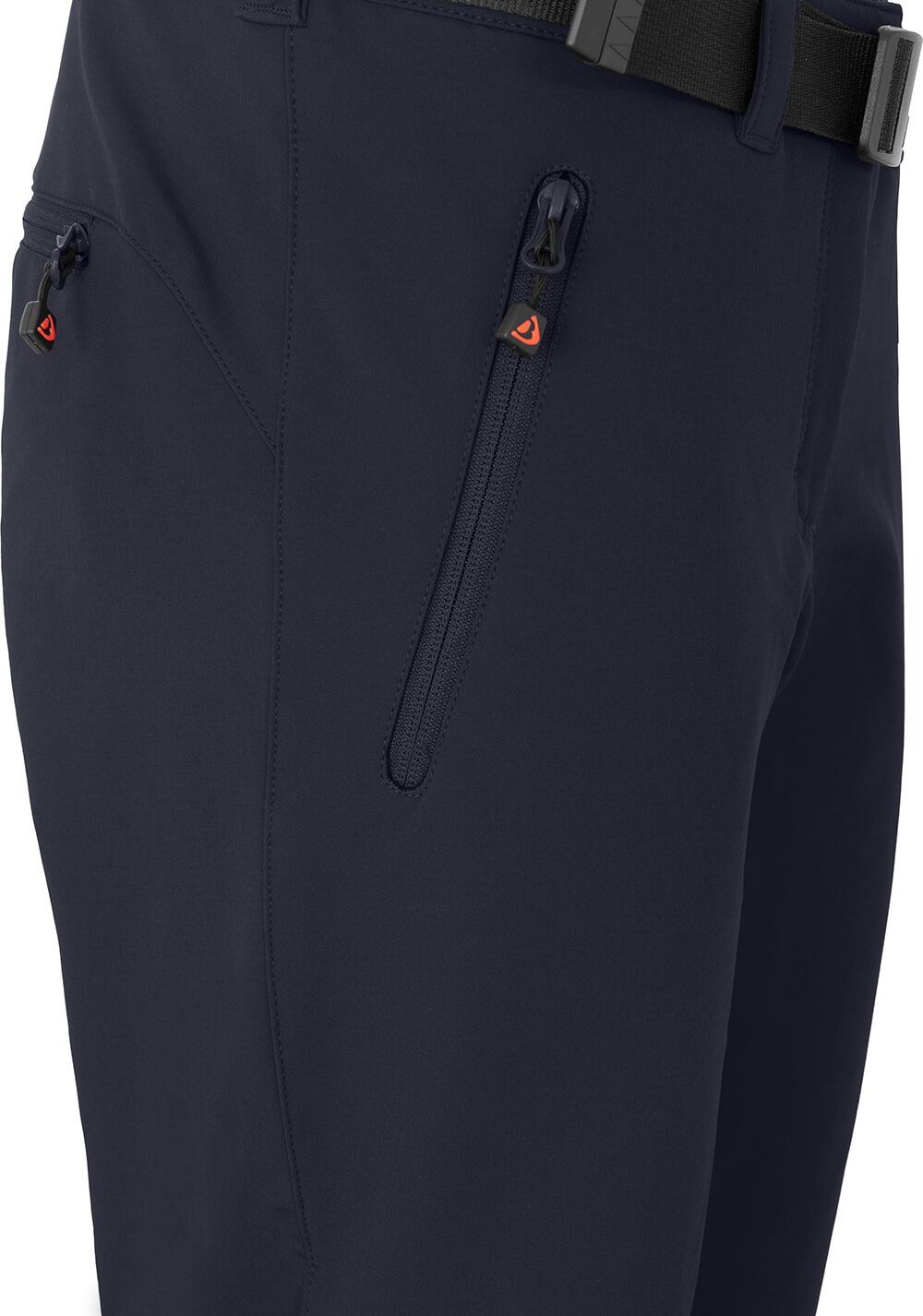 Bergson Outdoorhose KEITA Damen Winter-Wanderhose, warm, recycelt, Normalgrößen, Nacht blau