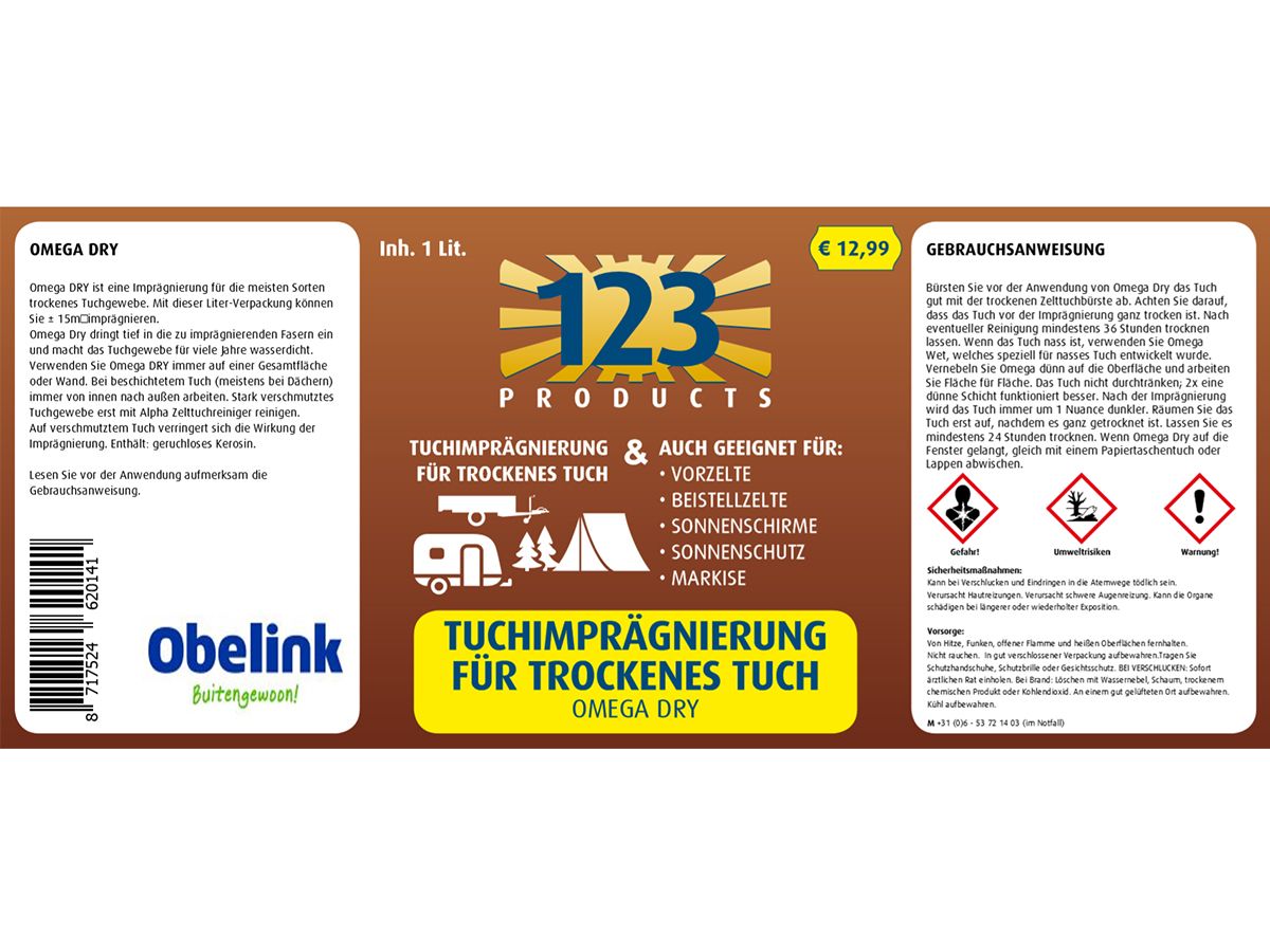 123 Products Omega Dry Imprägnierung