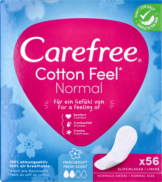 Carefree Slipeinlagen Cotton Frischeduft