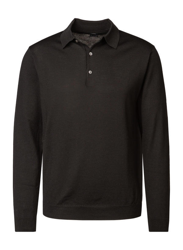 BOGGI MILANO, Pullover, Merinowolle extrafein, schwarz