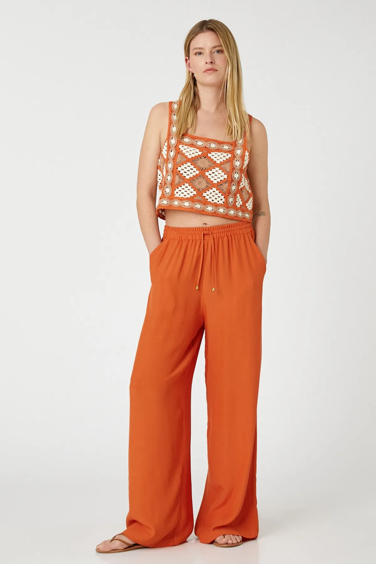 Koton  Fliesenjeans für Damen 3WAK40012CW