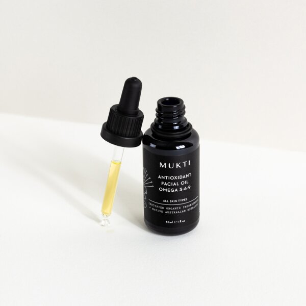 Mukti Organics Antioxidant Facial Oil Omega 3-6-9 Gesichtsöl