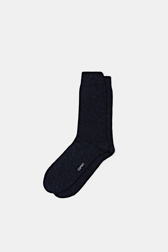 Boot-Socken in Grobstrick mit Wolle