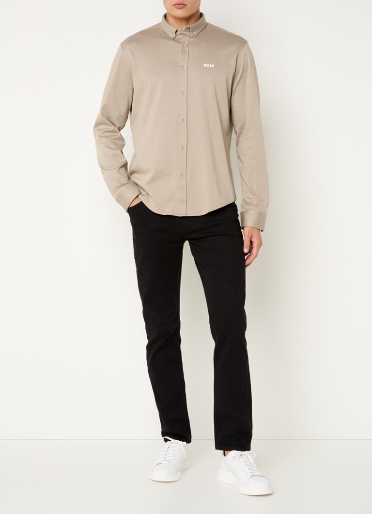 Camisa HUGO BOSS B_Motion_L de corte regular com logotipo