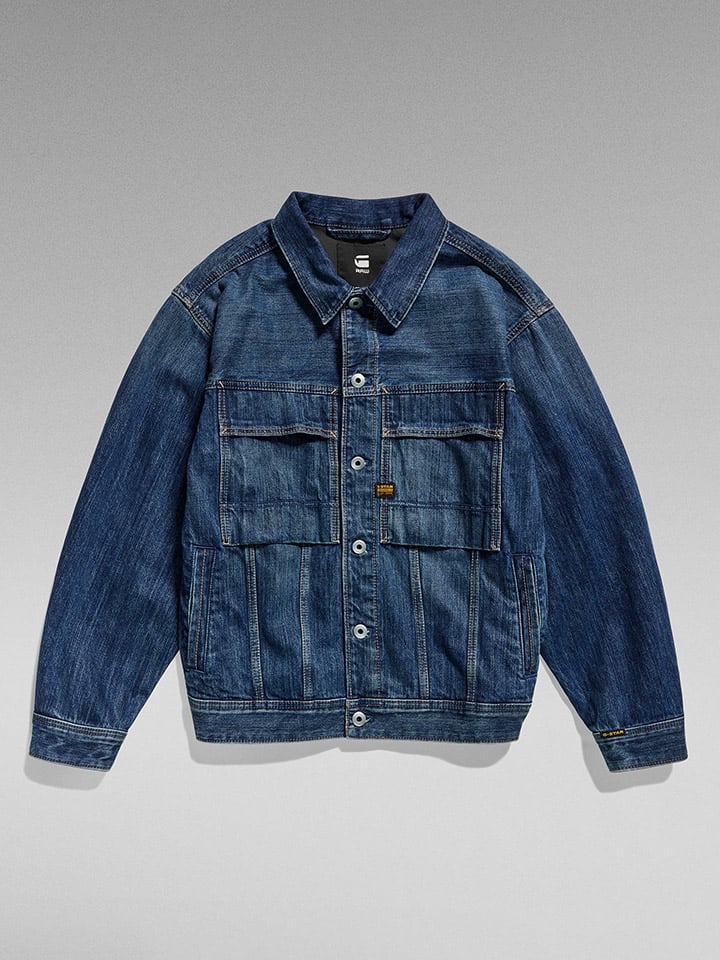 G-Star Jeansjacke in Blau günstig kaufen