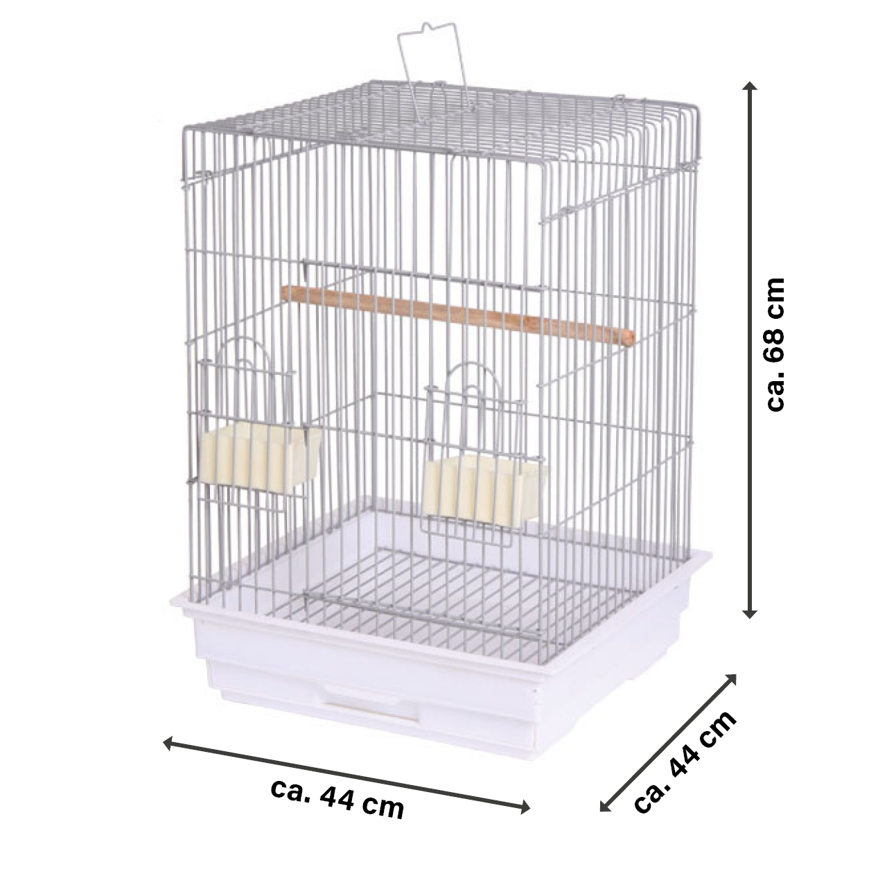 Montana Cages Käfige & Volieren Montana Cages Transportkäfig Eos hellgrau