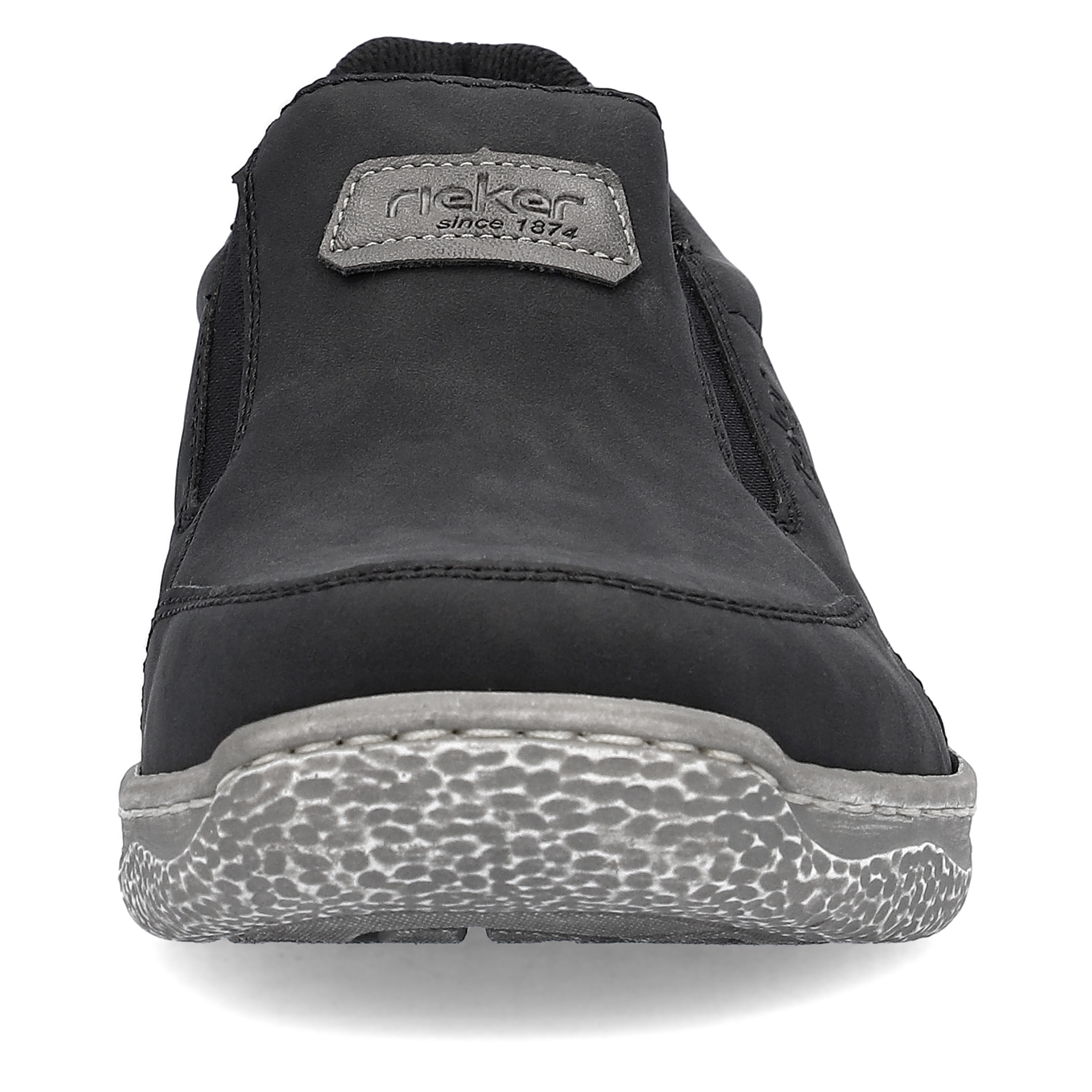 Rieker Herren Slipper asphaltschwarz