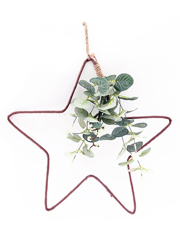 SiL Interiors Dekoanhänger ''Star'' in Rot/ Grün - Ø 33 cm günstig kaufen onesize